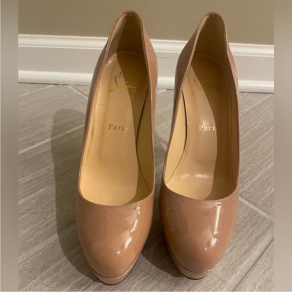 Christian Louboutin Blush Patent Heels